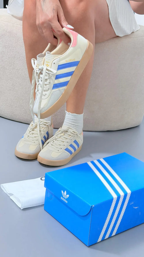 Adidas Gazelle bege/azul